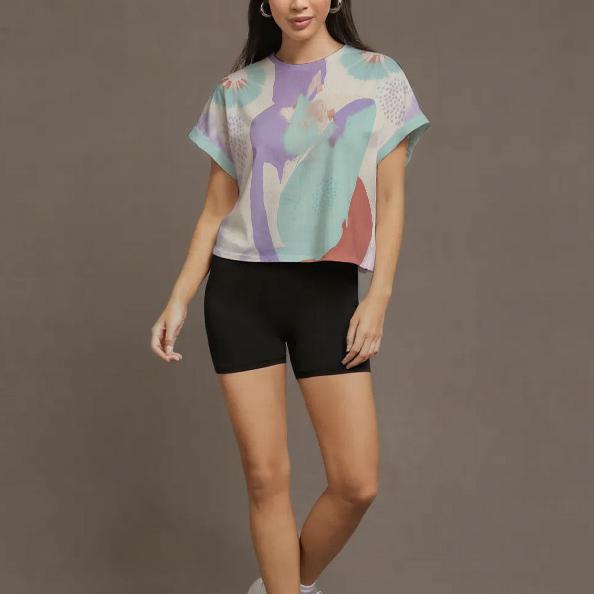 In My Feelings Women's Open-Back Crossover Workout Tee