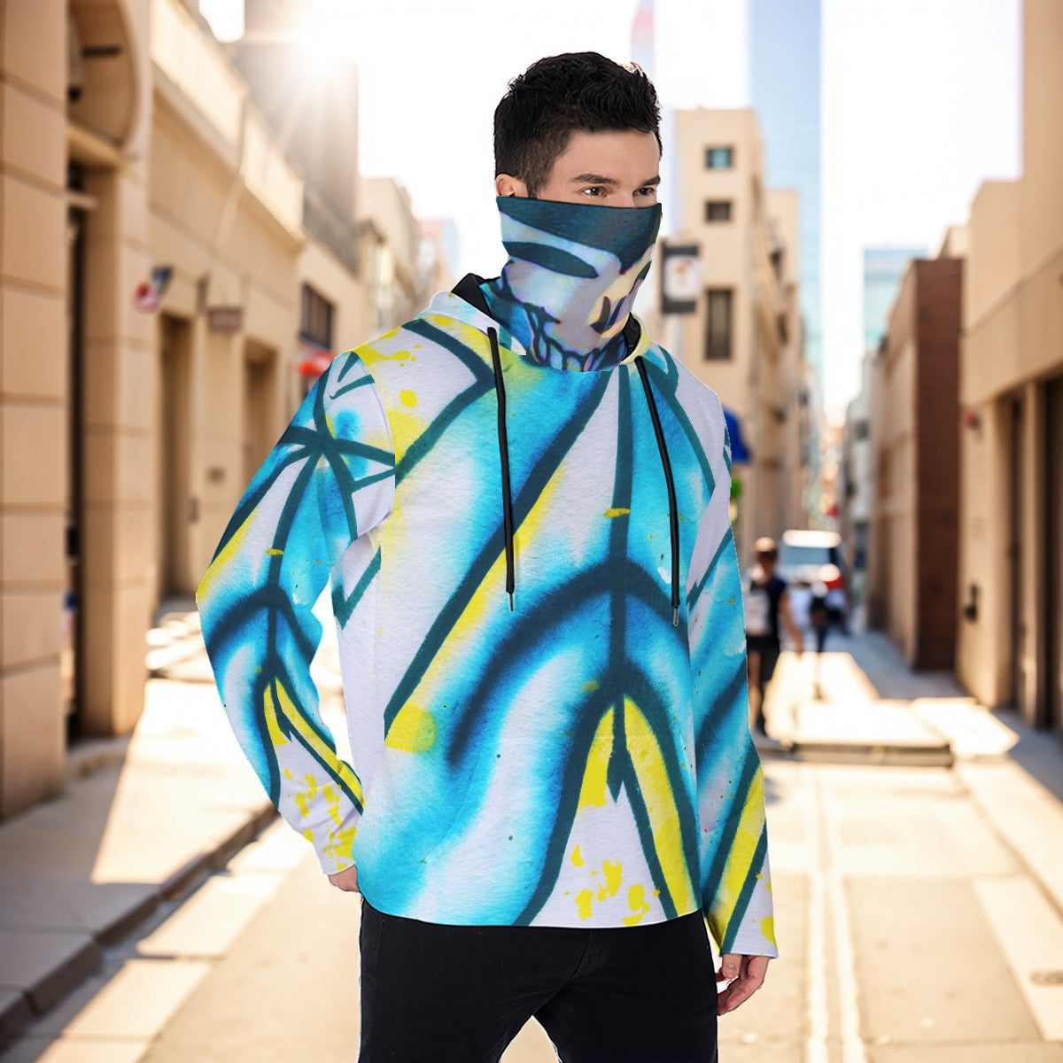 Grateful Skully Masked  Unisex Hoodie