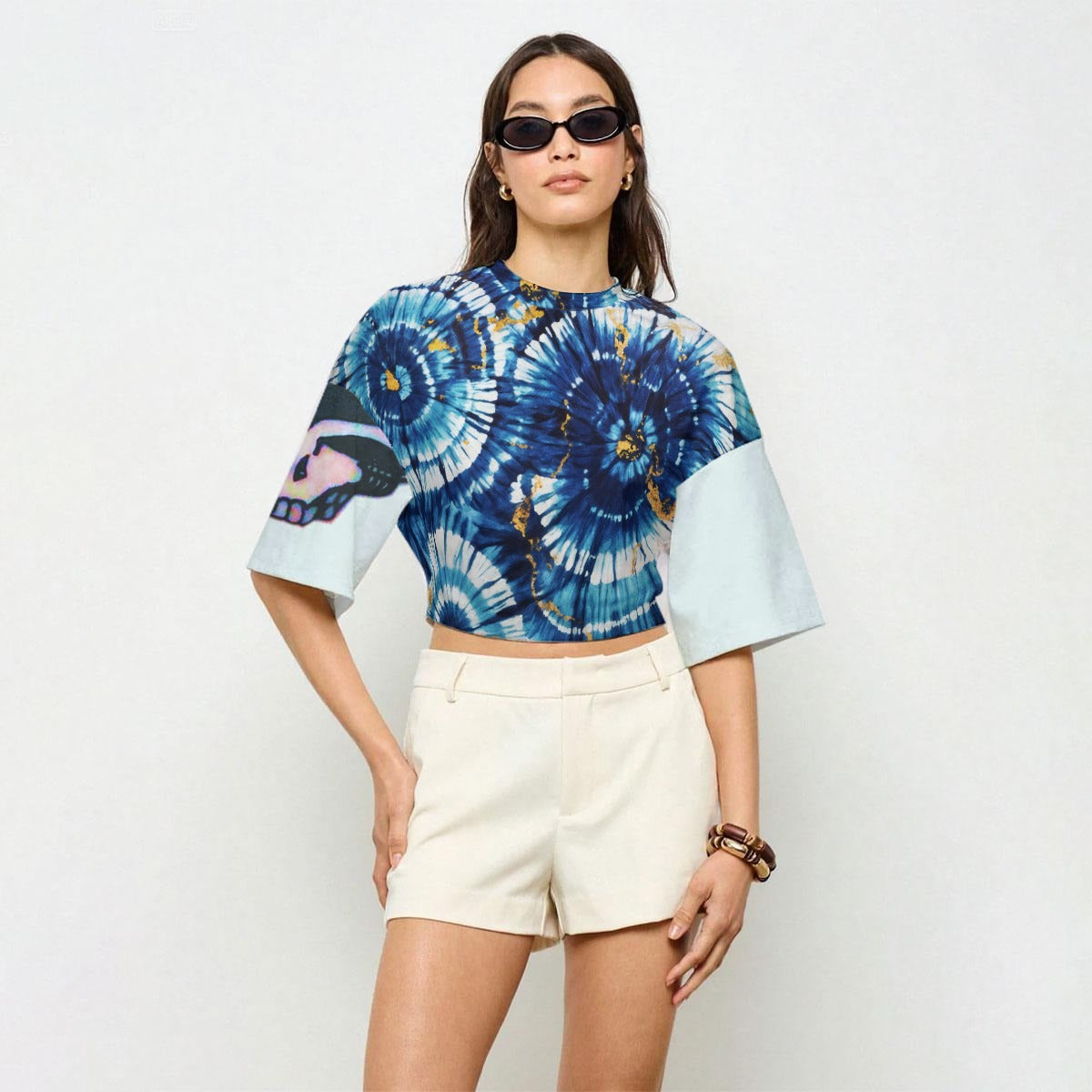 Grateful Jerry G Women’s Casual Crop Top