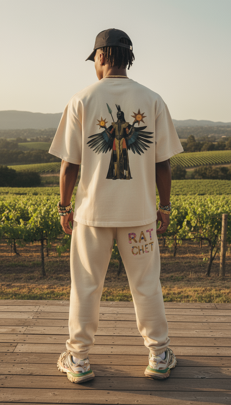 AmaruKhan Hebrews Heavyweight Knitted Round Neck T-Shirt