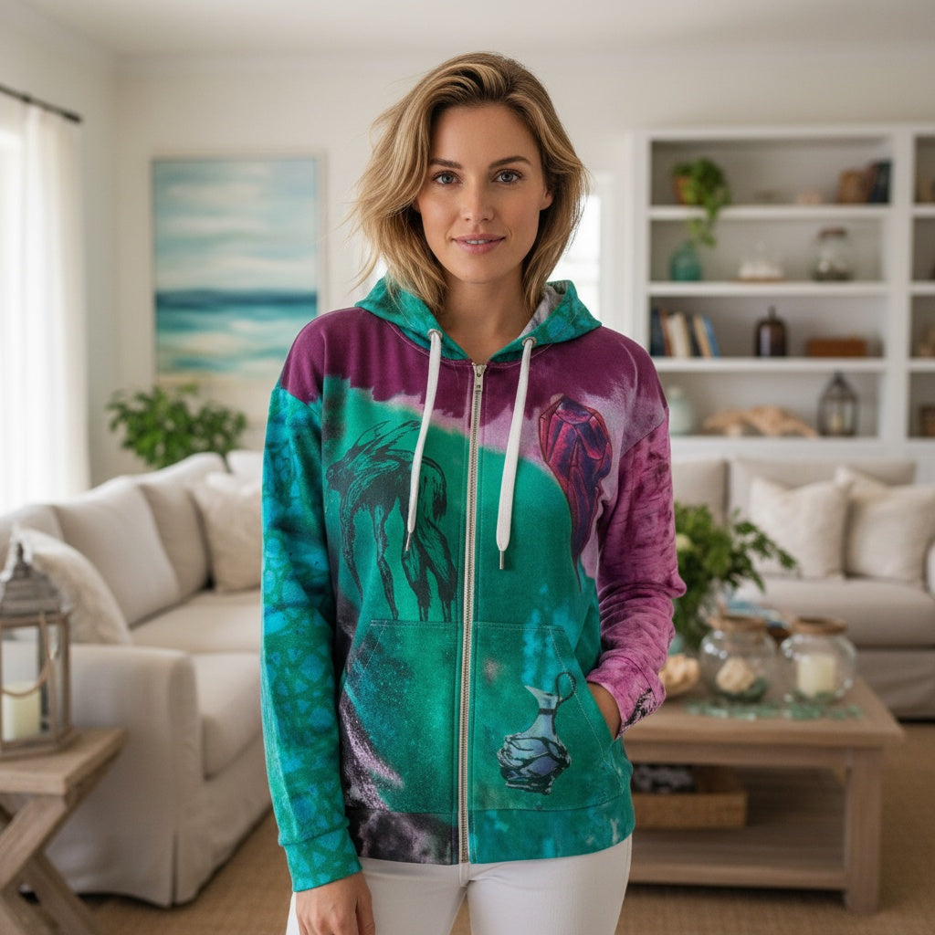 Dark Crystal Essence Sweatshirt Unisex zip hoodie