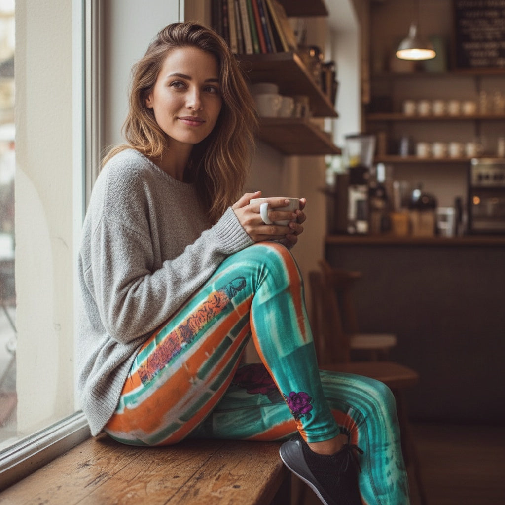 Gratitude with Maria Yoga Leggings