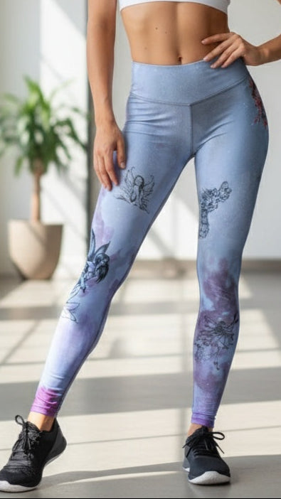 Heart Ablaze Love me Tender Yoga Leggings