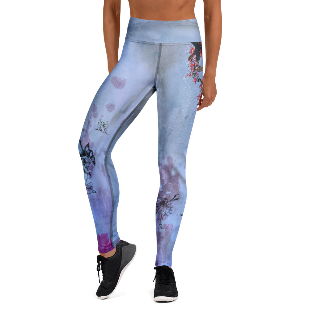 Heart Ablaze Love me Tender Yoga Leggings