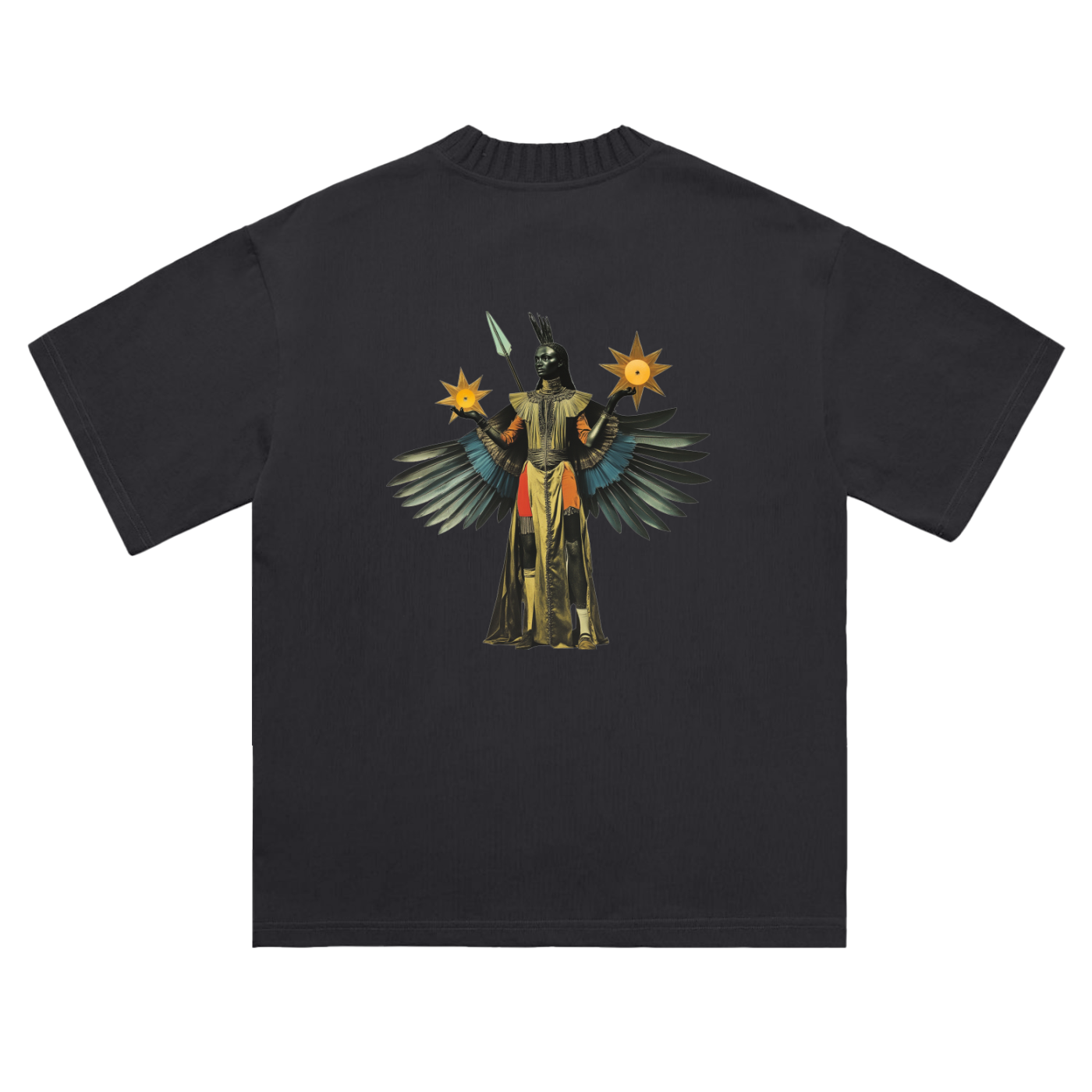 AmaruKhan Hebrews Heavyweight Knitted Round Neck T-Shirt